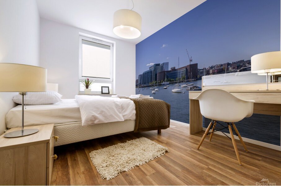 Boston Harbor Mural print