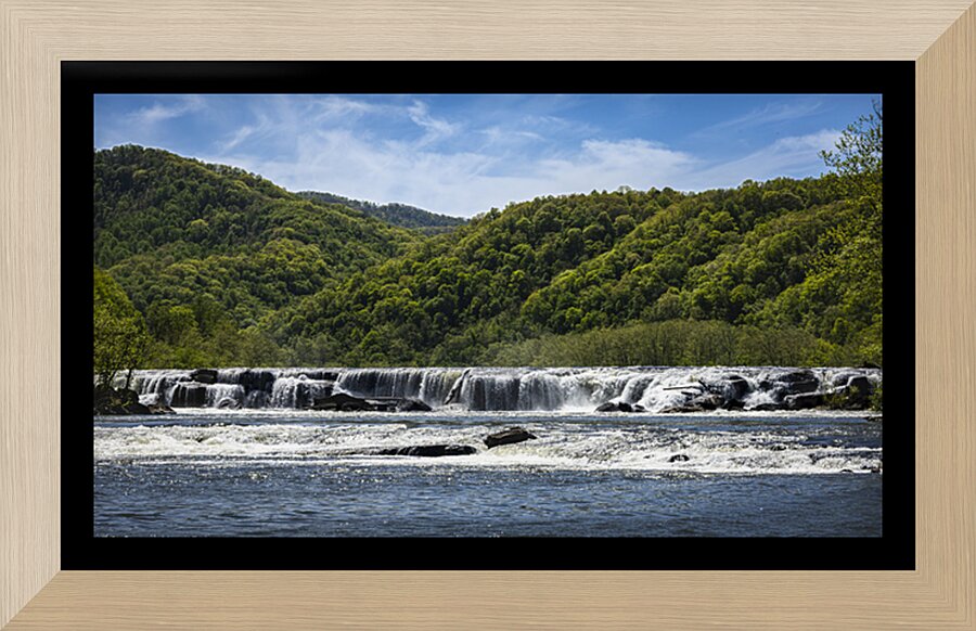 Sandstone Falls Picture Frame print