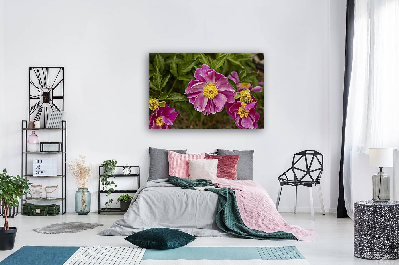 Pink Peonies Reproduction