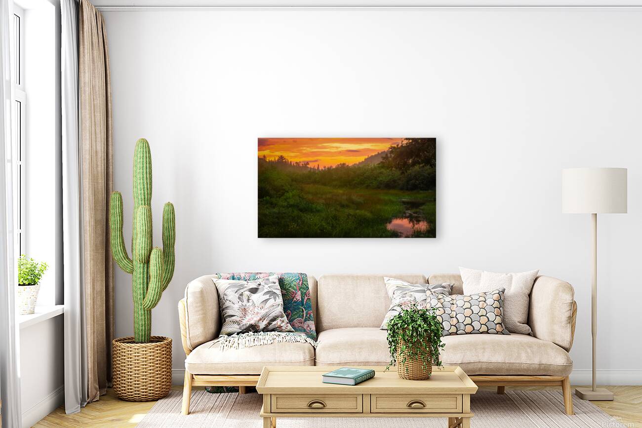 Adirondack Sunset Reproduction