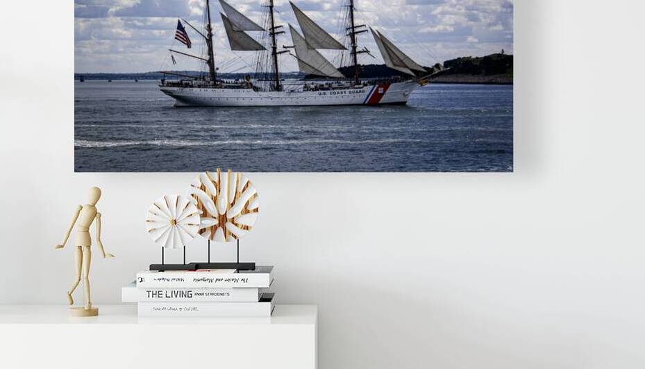 USCGC Eagle in Boston Harbor by Five14Photography