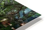 Mossy Rocks HD Metal print