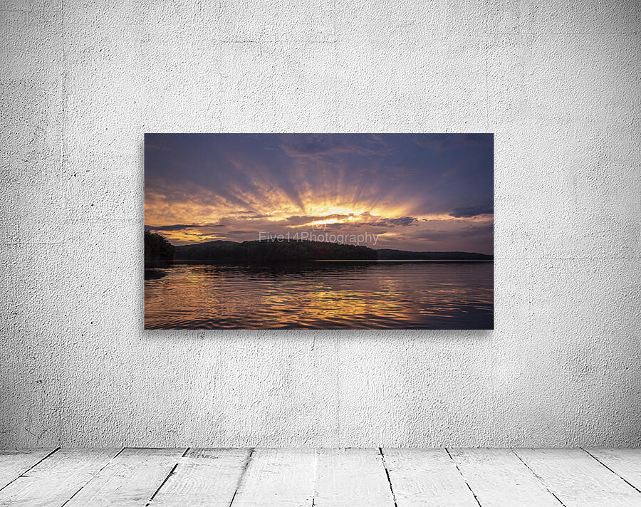 Lake Arthur Sunset Wall Preview