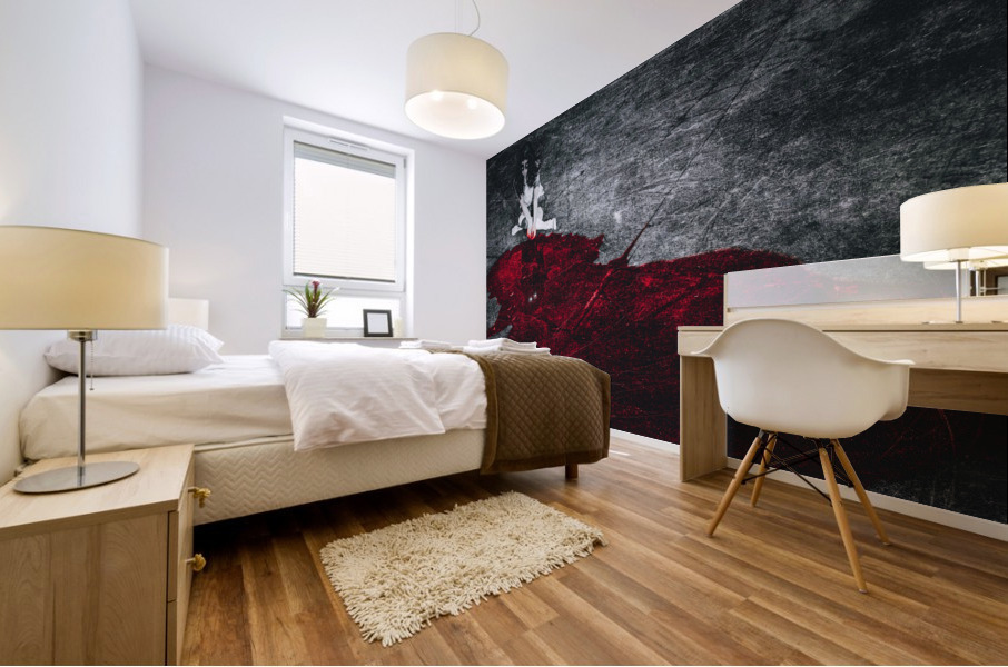 Blood Mural print