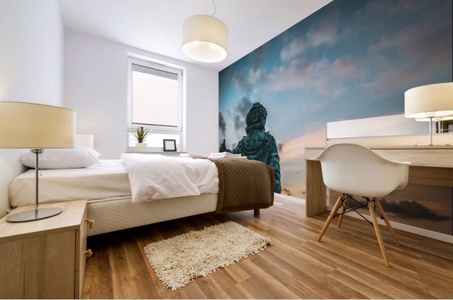 Iron Diver Mural print