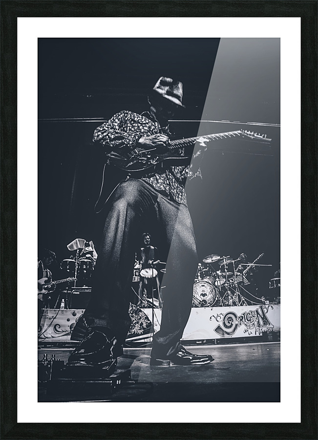 Guitarist Picture Frame Printing