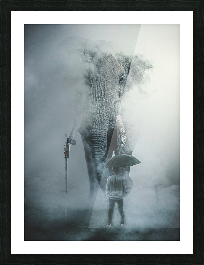 Elephant Picture Frame Printing