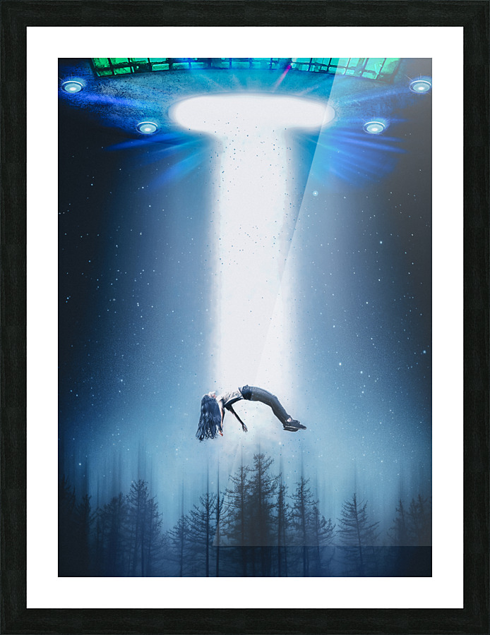 Abduction Picture Frame Printing