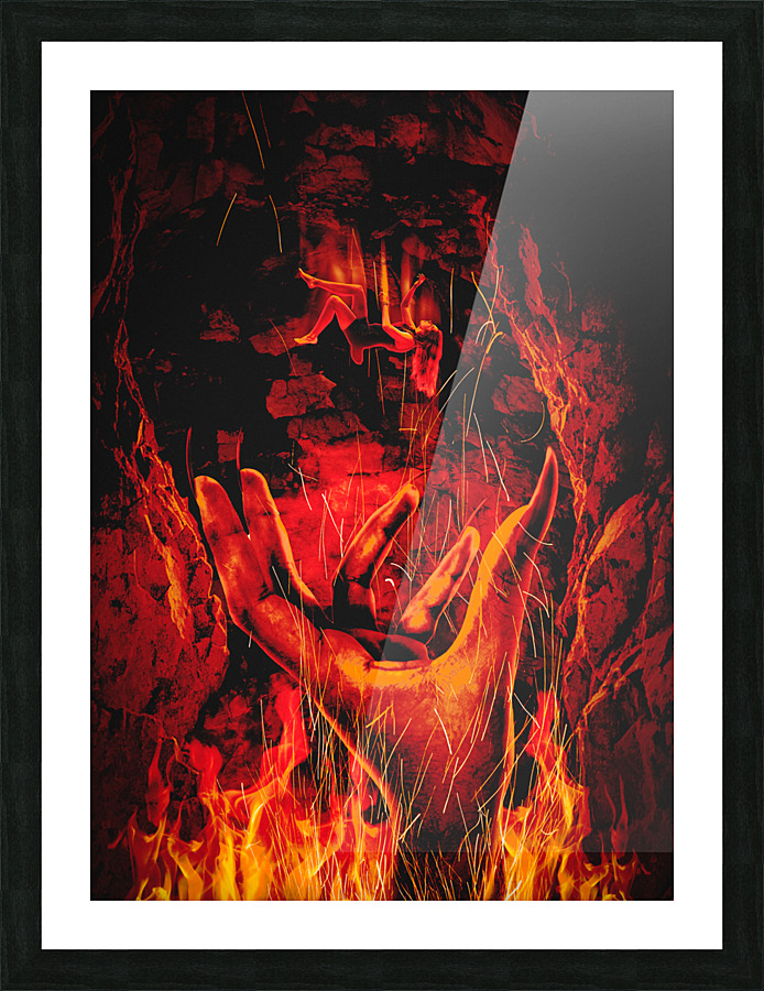 Hell Picture Frame Printing