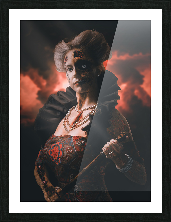 Zombie Queen Picture Frame Printing