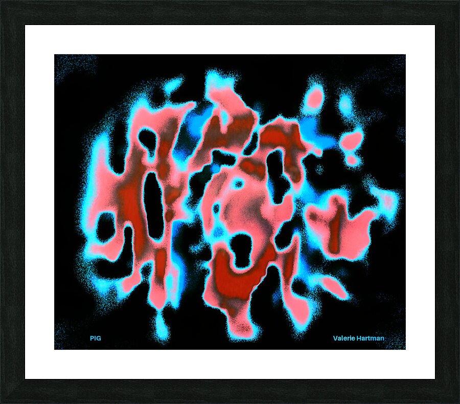 Pig Picture Frame print