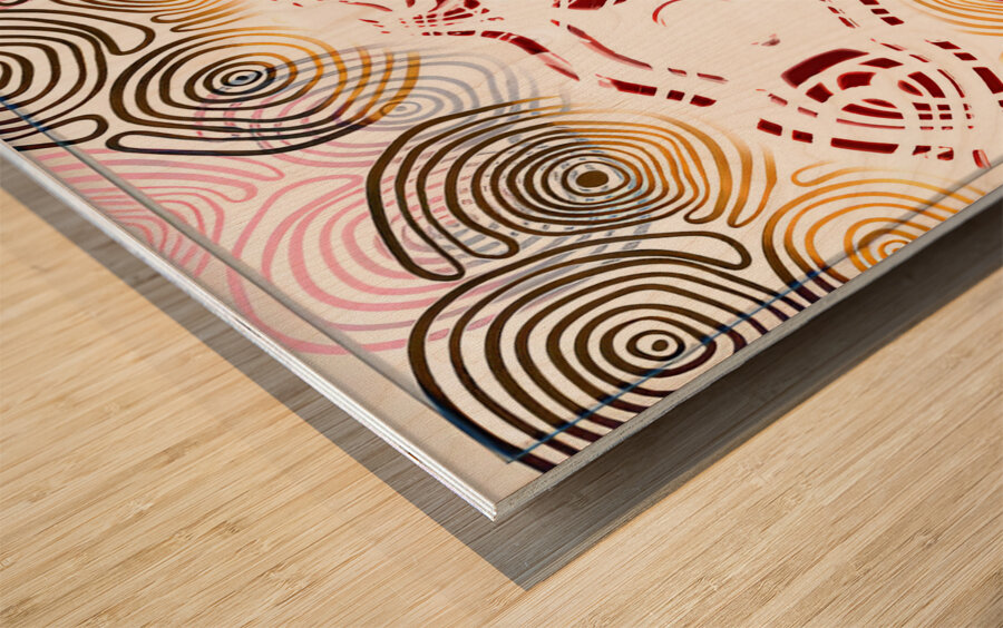 Arabesque 2 Wood print