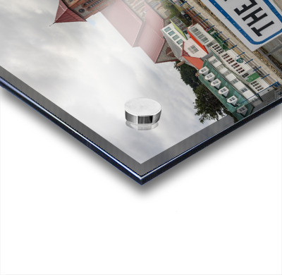 Welcome to Falklands sign in Stanley Falkland Islands  Acrylic printing