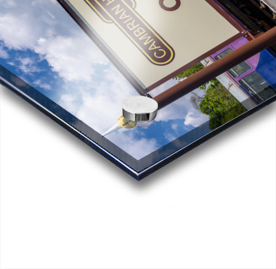 Oswestry railway station sign in Shropshire  Acrylic printing