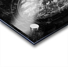 Creeping plants over the empty windows of St Dunstan church Impression Acrylique