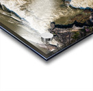 Top down over flooded Valley Falls on a bright spring morning Impression Acrylique