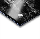 Monochrome Black and White Waterfall on Deckers Creek Impression Acrylique