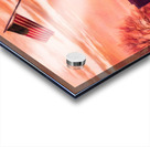 Digital painting of Iwo Jima Memorial at dawn as sun rises Impression Acrylique