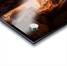 Petra Treasury building facade seen through narrow gorge Acrylic print