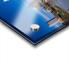 Columbus Ohio waterfront skyline after flood on river scioto Acrylic print