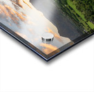 Breathtaking aerial view of sunset over Hanalei Bays verdant la Acrylic print