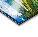 Breathtaking aerial view of Hanalei Bays verdant landscape unde Acrylic print