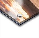 Breathtaking aerial view of sunset over Hanalei Bay landscape in Acrylic print