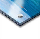 Overhead view of Kauapea or Secret beach to Kilauea lighthouse Acrylic print