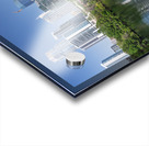 View along Colorado river of Austin Texas skyline Impression Acrylique