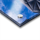 Unique pillowed retractable shell over the Shed in Hudson Yards  Acrylic print