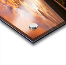 Dramatic sunset seen from drone over Georgetown Texas residentia Acrylic print