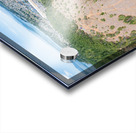 Aerial view of Anacortes on Fidalgo Island in Washington State Impression Acrylique