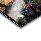 Front street of Leavenworh WA with Alpine German restaurants and Acrylic print