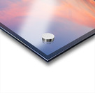 Sunset over Lake Chelan with dramatic sky reflected in long dura Impression Acrylique