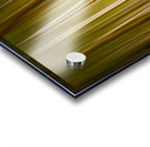 Path through pine trees with intentional camera movement Acrylic print