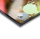 Oil and water reflecting dramatic colors Acrylic print