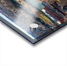 Aerial drone panorama of Woodburn Hall at WVU Impression Acrylique