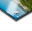 Aerial panorama image of the downtown and university in Morgantown Acrylic print