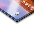 Aerial panorama of the frozen Cheat Lake in Morgantown Impression Acrylique