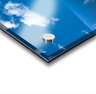 Sea level rise flooding the flowers for butterfly Impression Acrylique