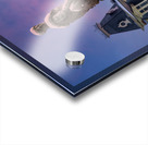 Mountaineer statue against Woodburn Hall tower Acrylic print