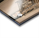 Statue on balcony in Plaka in Athens Acrylic print