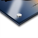 Ferris wheel and The Awakening sculpture Acrylic print