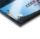 Golden Gate Bridge and tree trunks Acrylic print