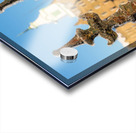 Railings in snow outside Lunatic Asylum Acrylic print