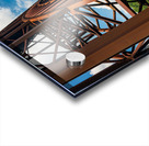 Metal structure of the New River Gorge Bridge Impression Acrylique