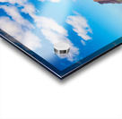 Empty sand and cliffs Polihale beach Acrylic print