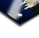 Mormon temple in Washington DC with xmas lights Acrylic print