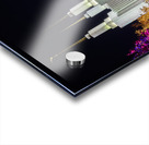 Mormon temple in Washington DC with xmas lights Acrylic print