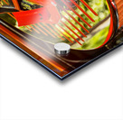 Engine compartment of chromed Stingray Acrylic print